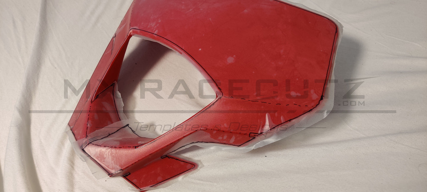 GASGAS EC 2021-2023 - HEADLIGHT MASK TEMPLATE