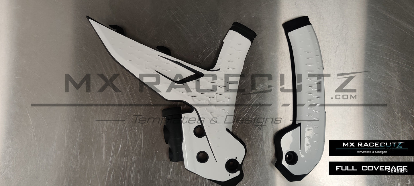 KTM SX-SXF 2023+ & EXC 2024+ - FRAME GUARDS TEMPLATE