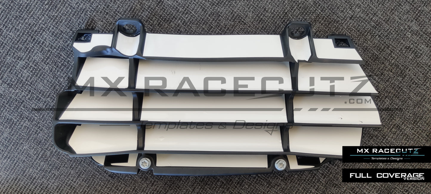 GASGAS MC+EC 2024+ & KTM SX-SXF 2023+ & EXC 2024+ & HUSQVARNA TC-FC 2023+ & TE+FE 2024+ - RADIATOR GUARDS TEMPLATE