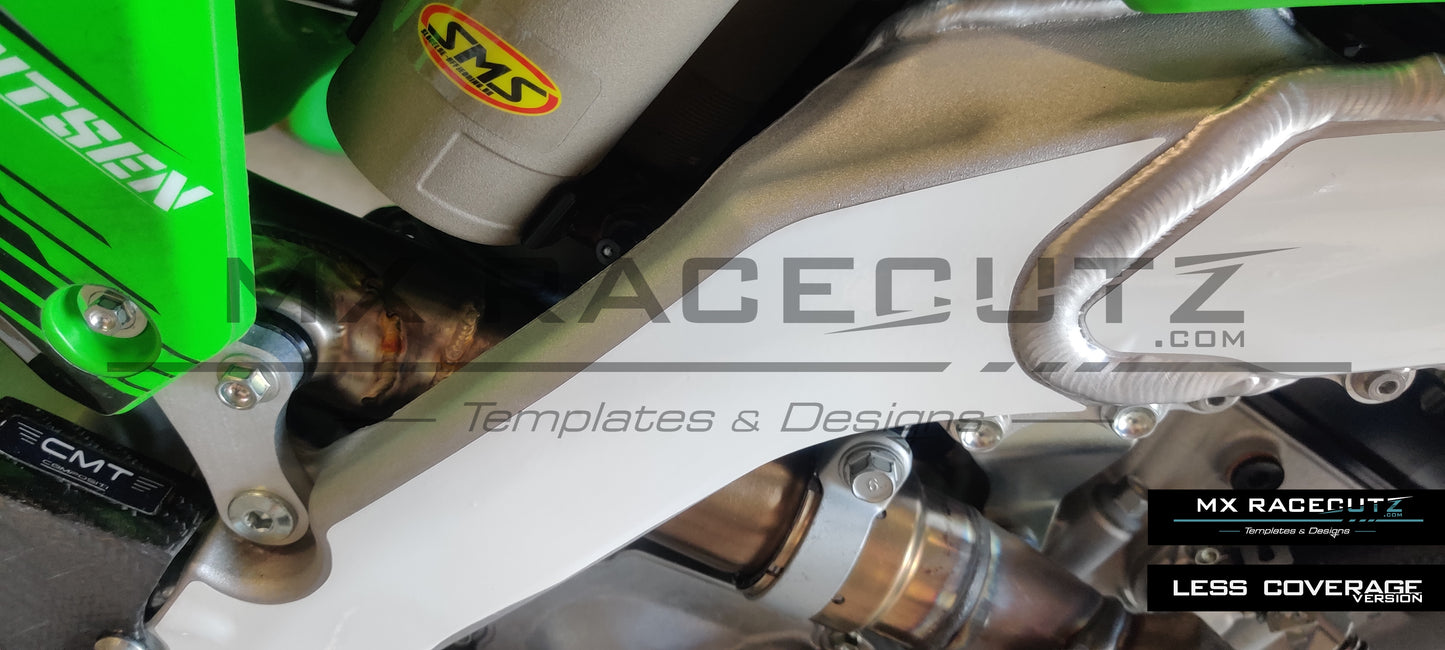 KAWASAKI KXF 250 2021-2024 & KXF 450 2019-2023 - FRAME TEMPLATE