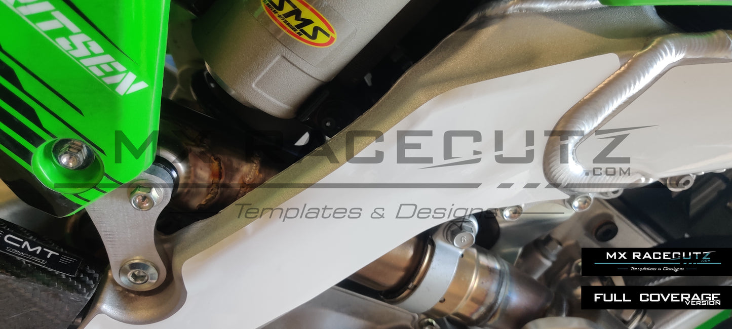 KAWASAKI KXF 250 2021-2024 & KXF 450 2019-2023 - FRAME TEMPLATE