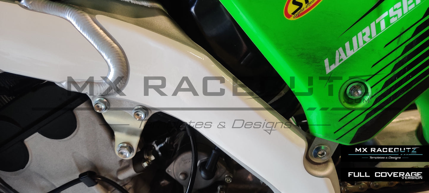 KAWASAKI KXF 250 2021-2024 & KXF 450 2019-2023 - FRAME TEMPLATE