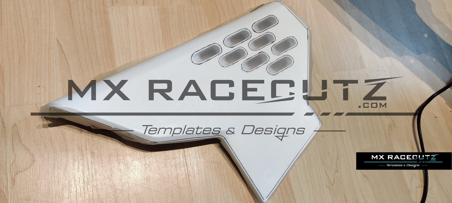 HUSQVARNA TC-FC 2023-2024 & TE-FE 2024 VENTET AIR FILTER COVER TEMPLATE