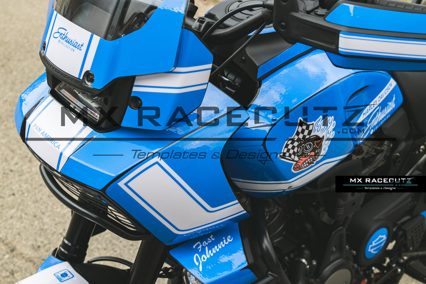 HARLEY DAVIDSON - PAN AMERICA 1250 - TEMPLATE