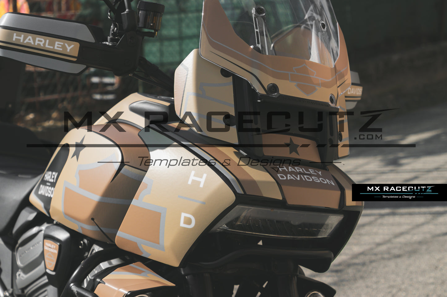HARLEY DAVIDSON - PAN AMERICA 1250 - TEMPLATE