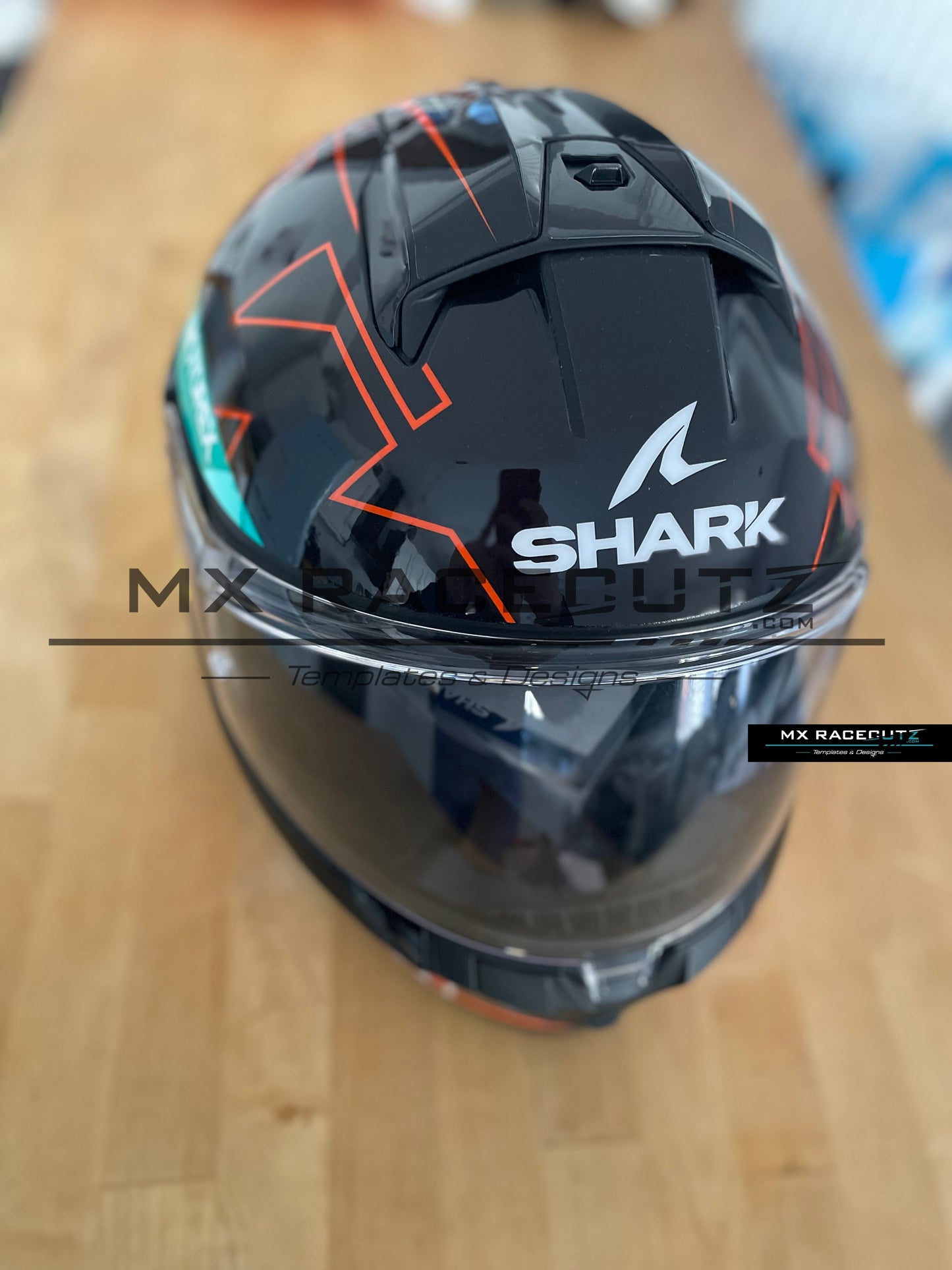 SHARK RIDILL 2 - SIZE XSMALL & SMALL & MEDIUM TEMPLATE