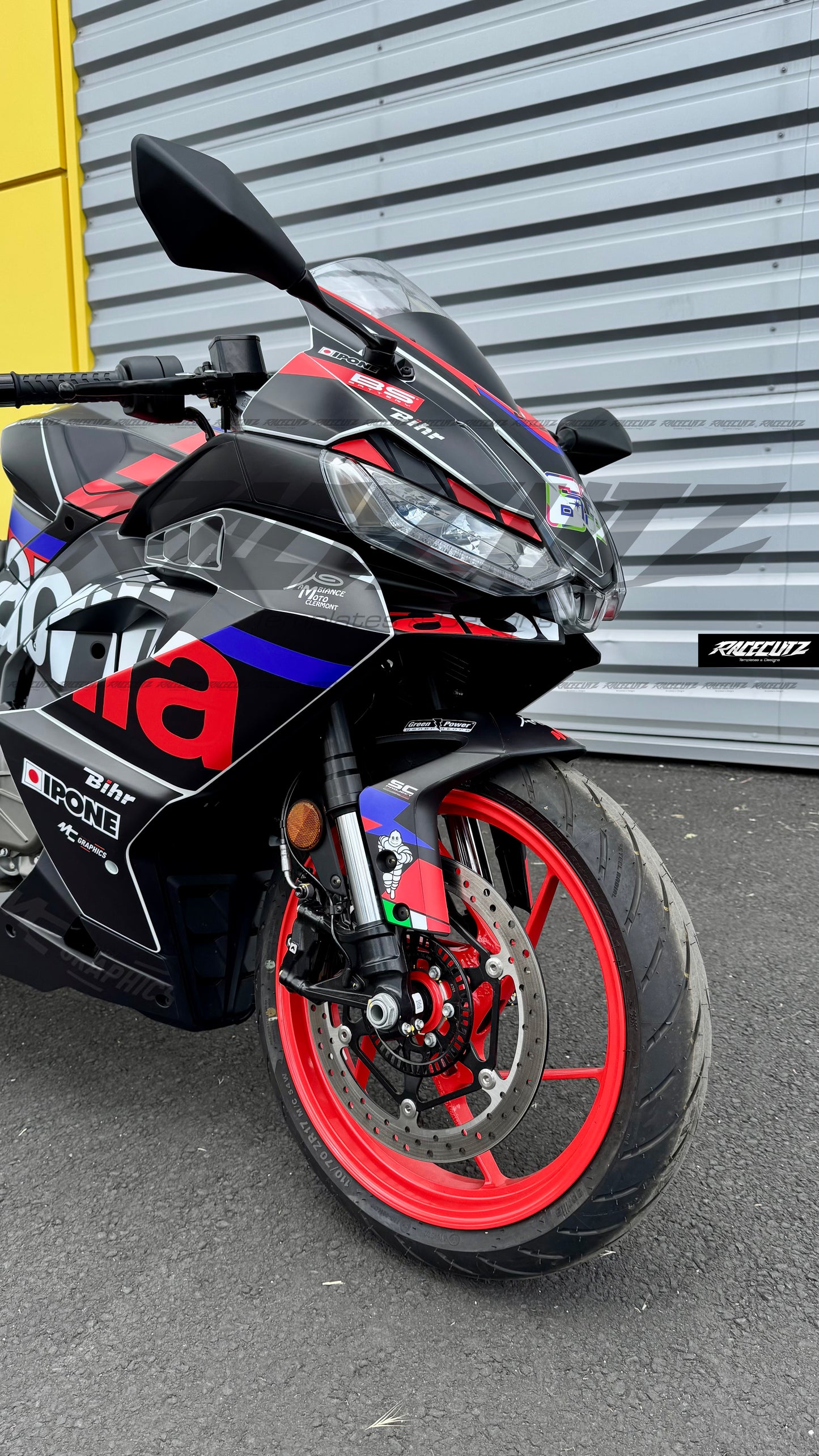 APRILIA RS 457 2024-2025 TEMPLATE