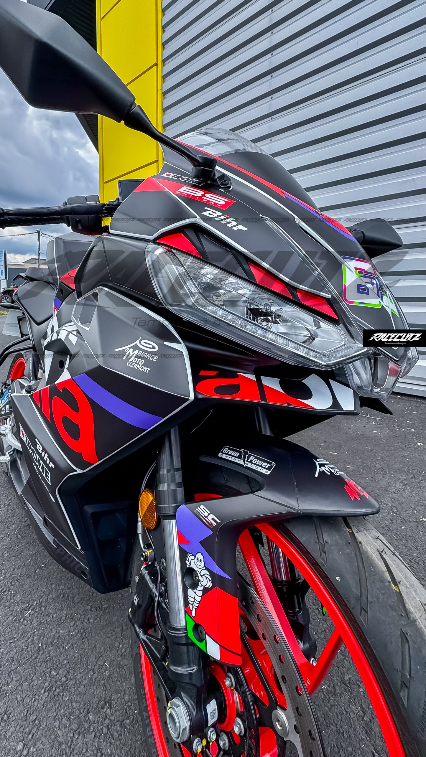 APRILIA RS 457 2024-2025 TEMPLATE