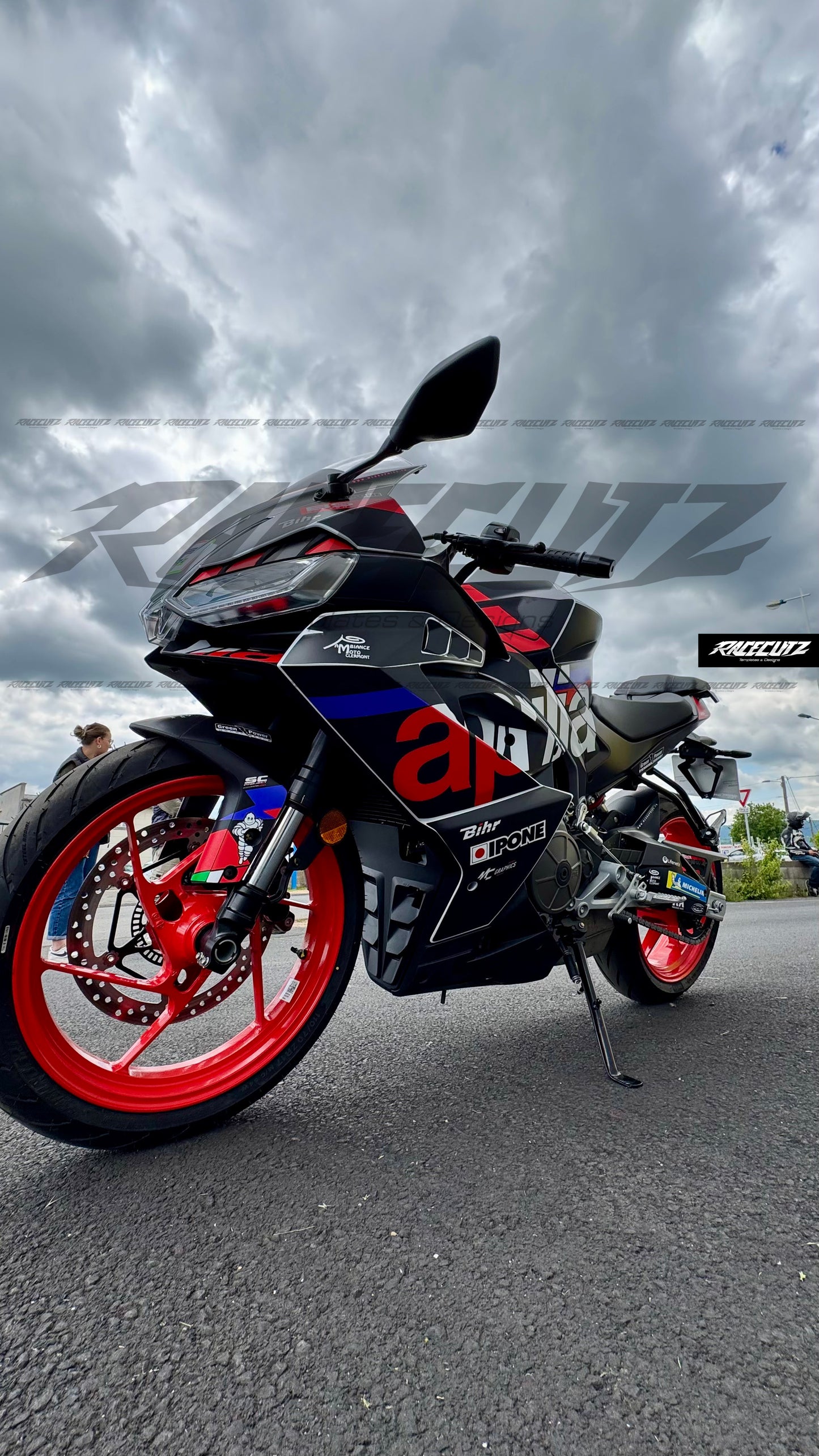 APRILIA RS 457 2024-2025 TEMPLATE