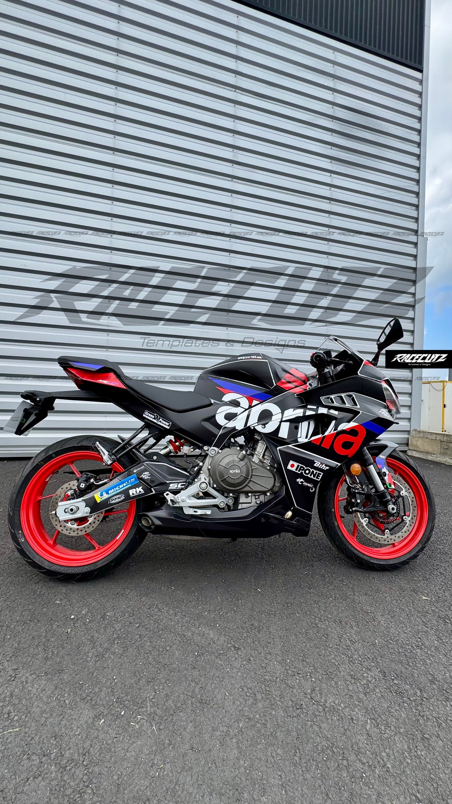 APRILIA RS 457 2024-2025 TEMPLATE