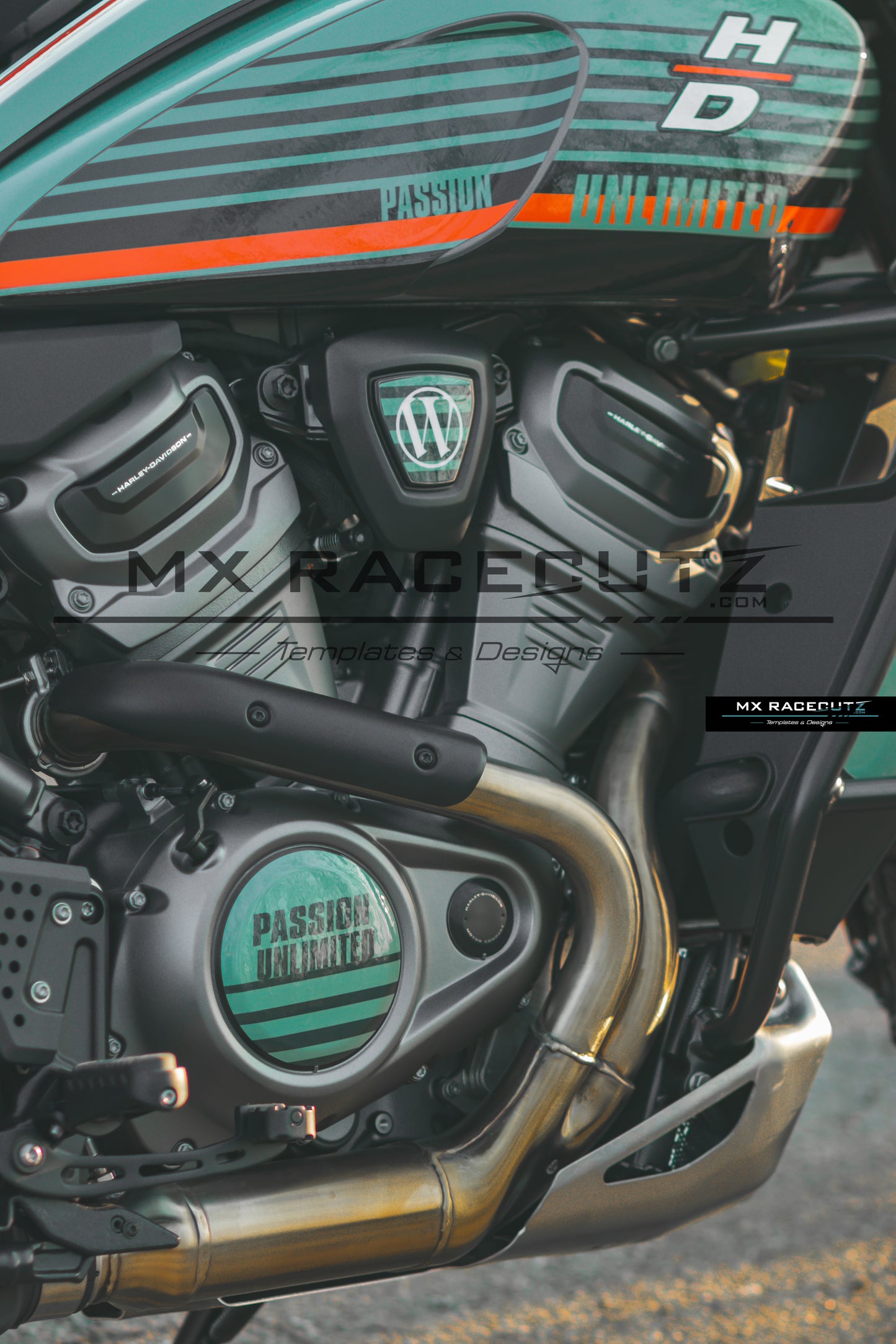 HARLEY DAVIDSON - PAN AMERICA 1250 - TEMPLATE