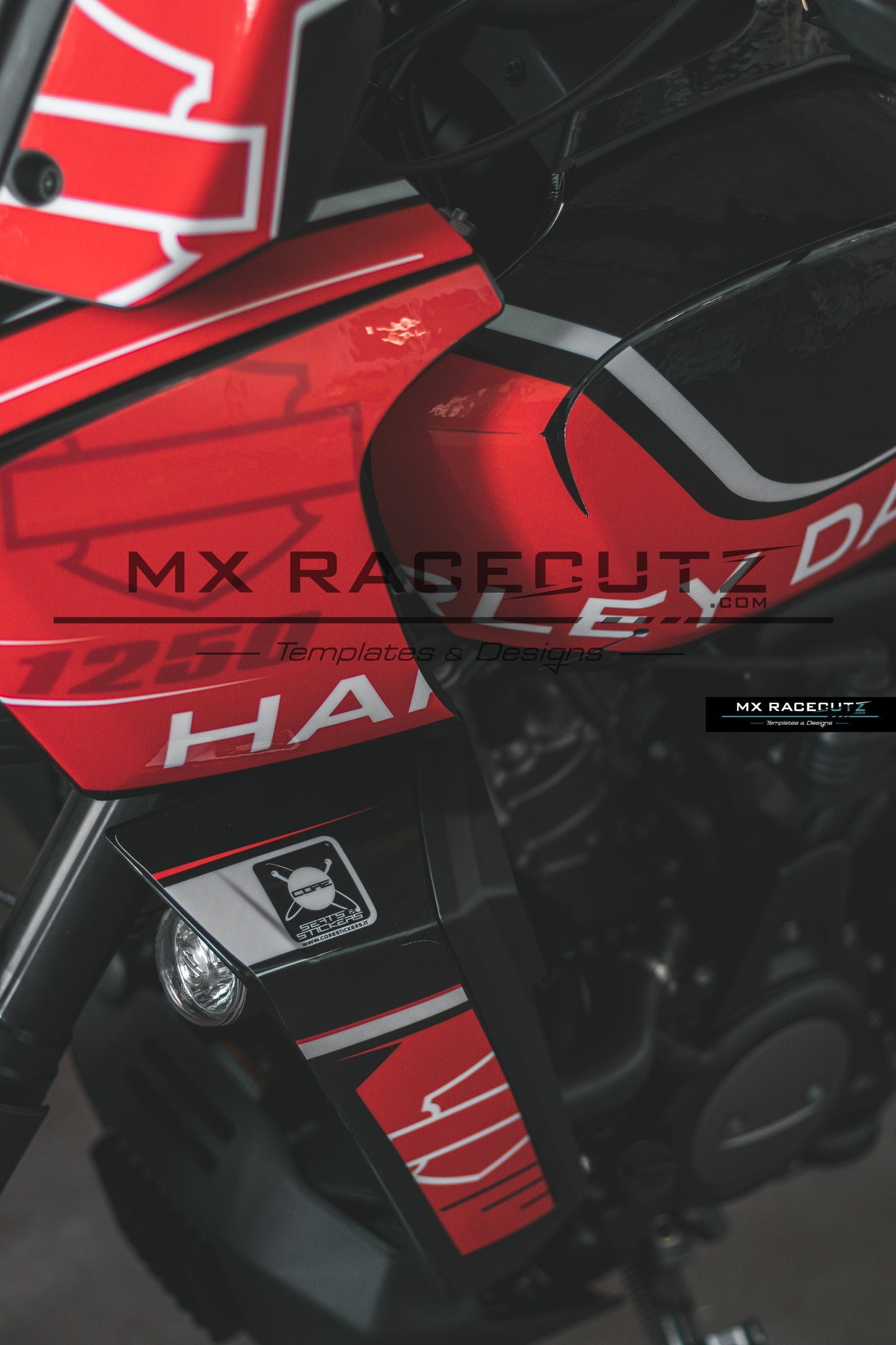HARLEY DAVIDSON - PAN AMERICA 1250 - TEMPLATE