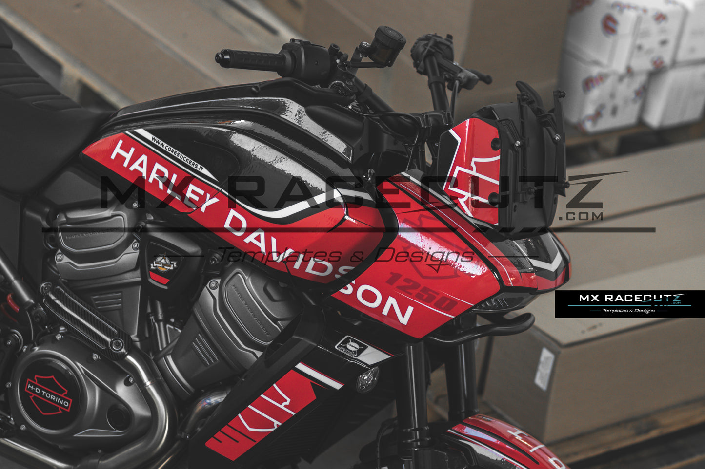 HARLEY DAVIDSON - PAN AMERICA 1250 - TEMPLATE