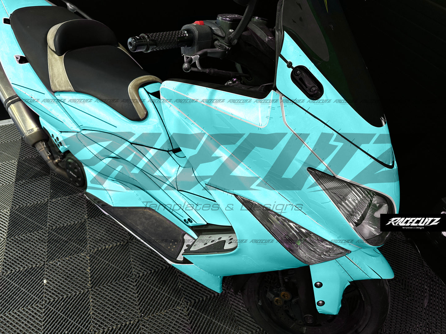 YAMAHA TMAX 500 2008-2011 TEMPLATE