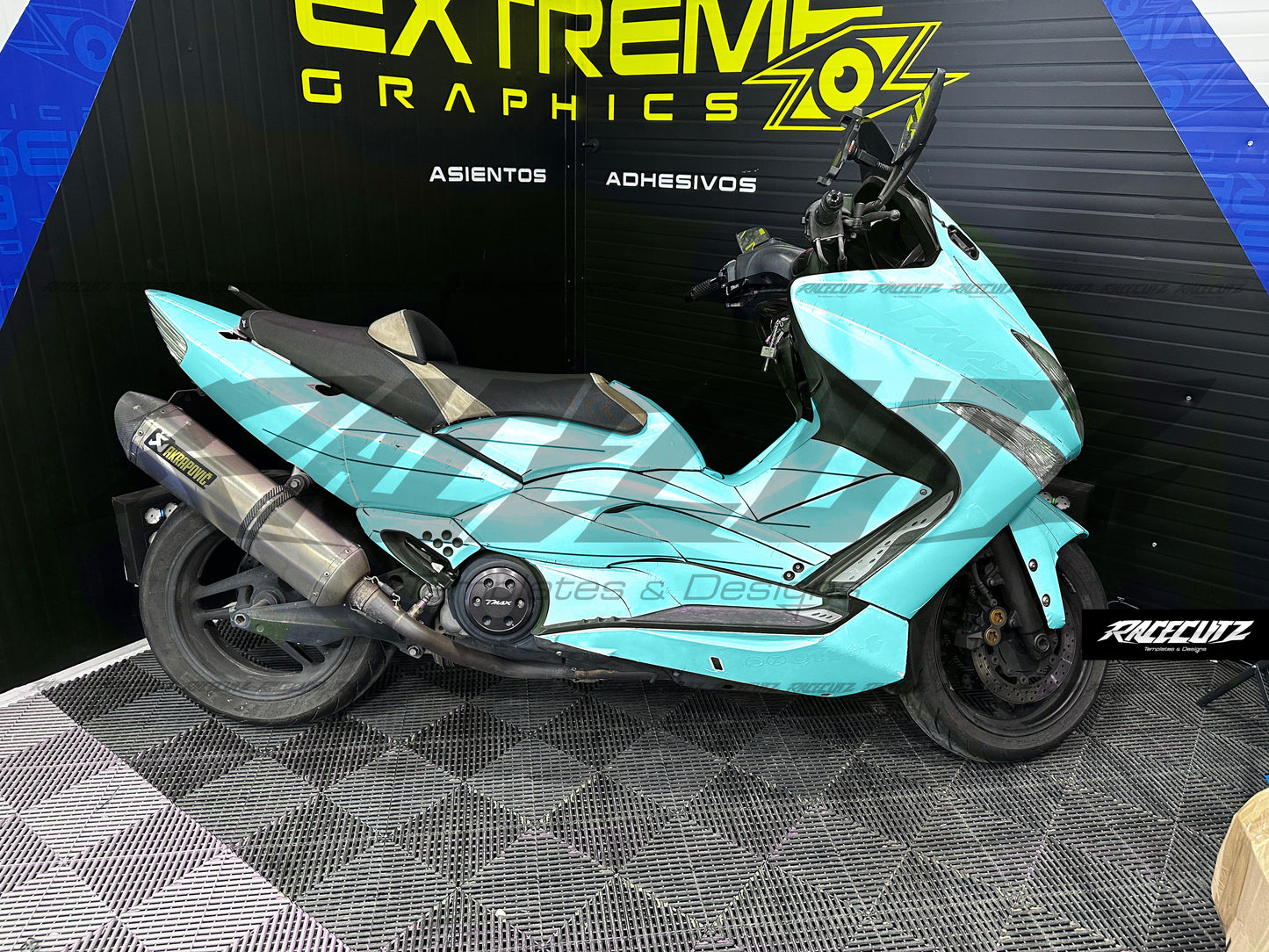 YAMAHA TMAX 500 2008-2011 TEMPLATE
