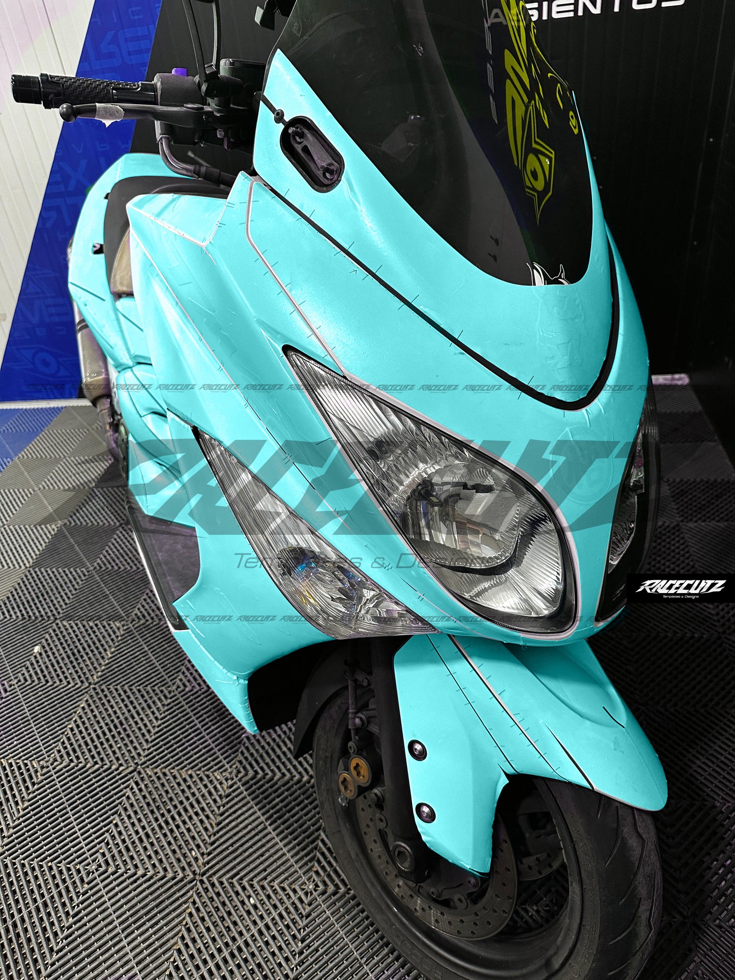 YAMAHA TMAX 500 2008-2011 TEMPLATE
