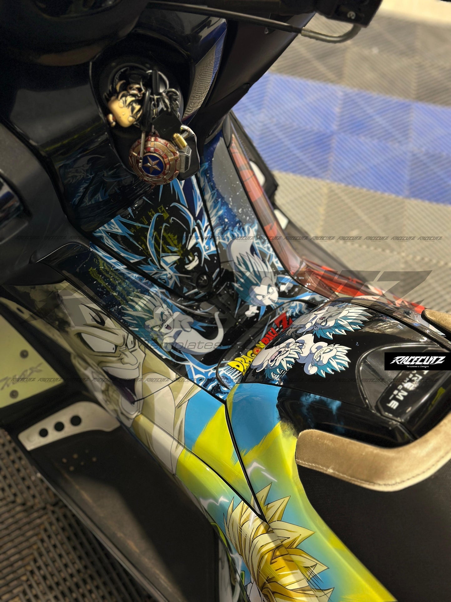 YAMAHA TMAX 500 2008-2011 TEMPLATE