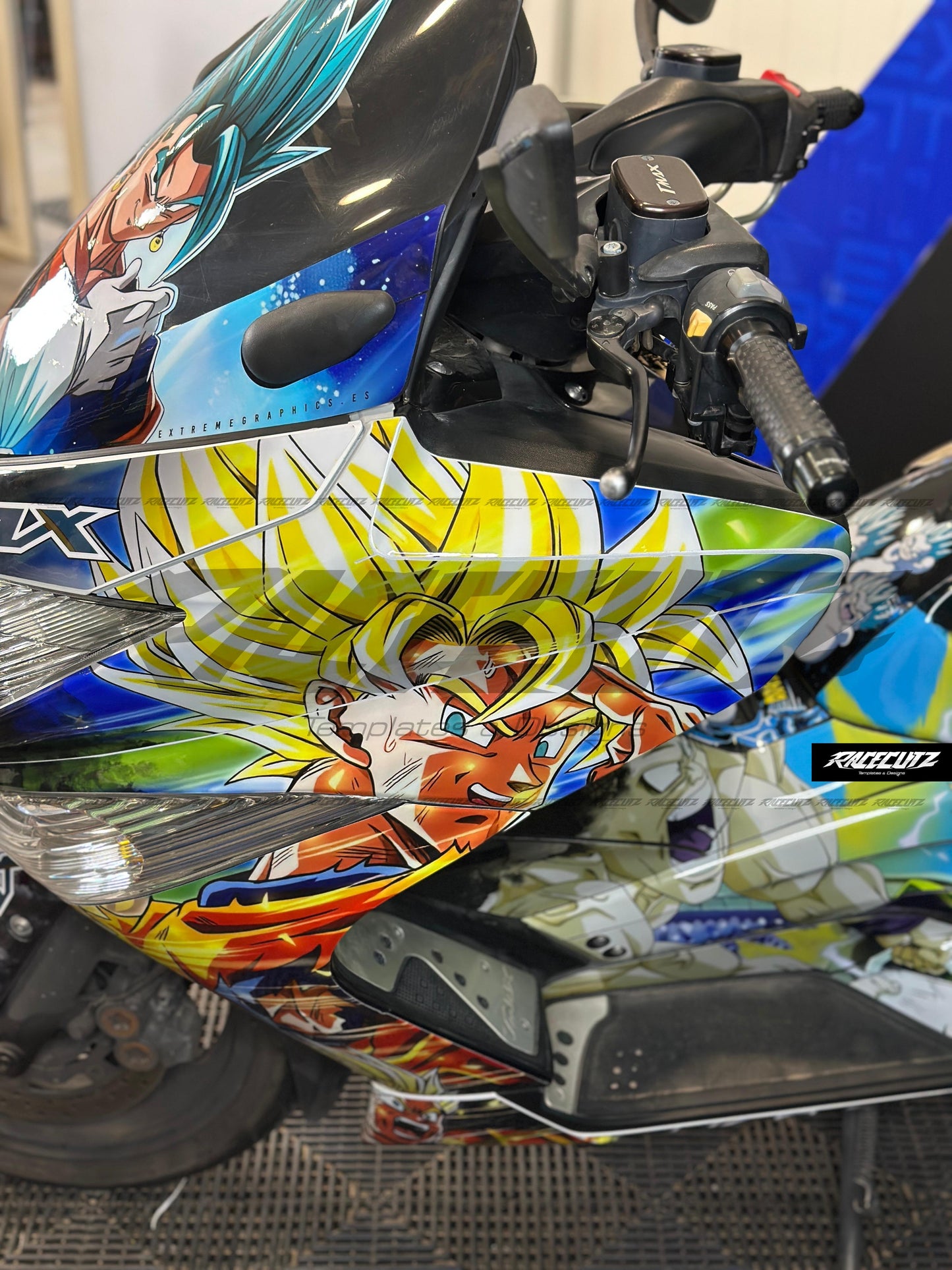 YAMAHA TMAX 500 2008-2011 TEMPLATE