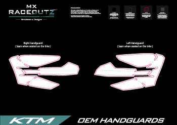 KTM/GASGAS - OLDER GEN OEM HANDGUARDS TEMPLATE