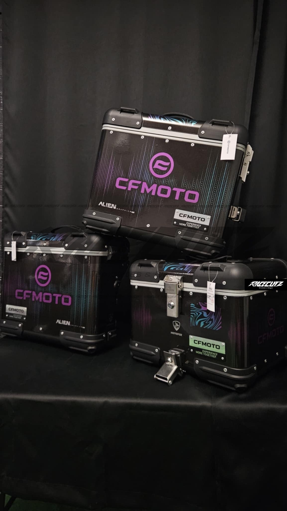 CFMOTO 450 MT + 700 MT + 800 MT + 800 MT-X PANNIERS TEMPLATE