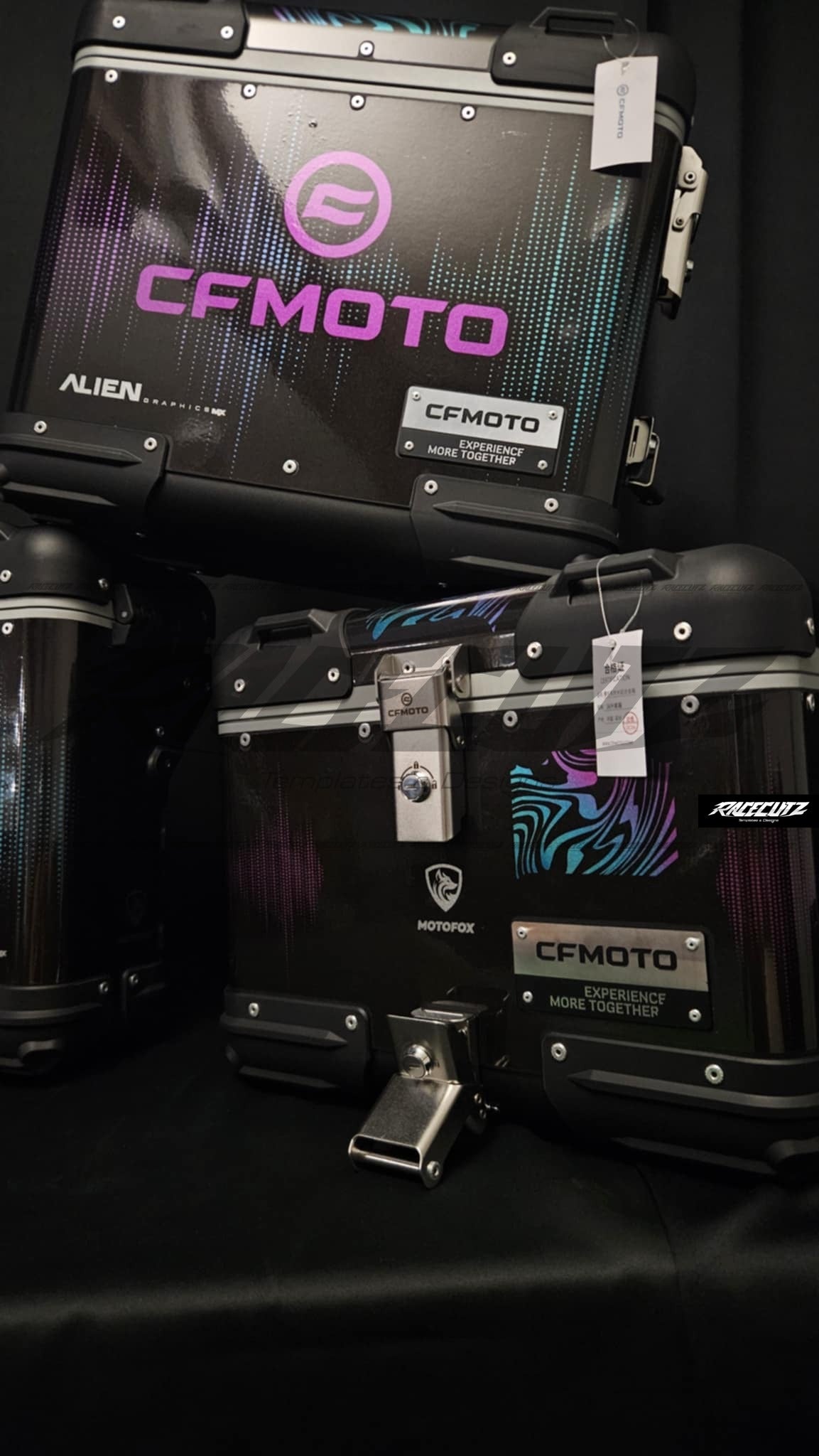 CFMOTO 450 MT + 700 MT + 800 MT + 800 MT-X PANNIERS TEMPLATE