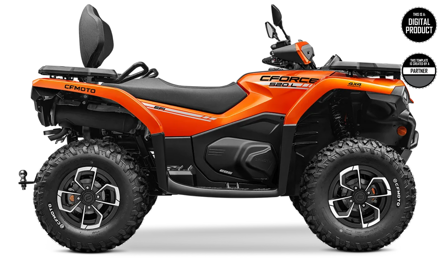 CFMOTO CFORCE 400+450+500+520 2022-2025 TEMPLATE