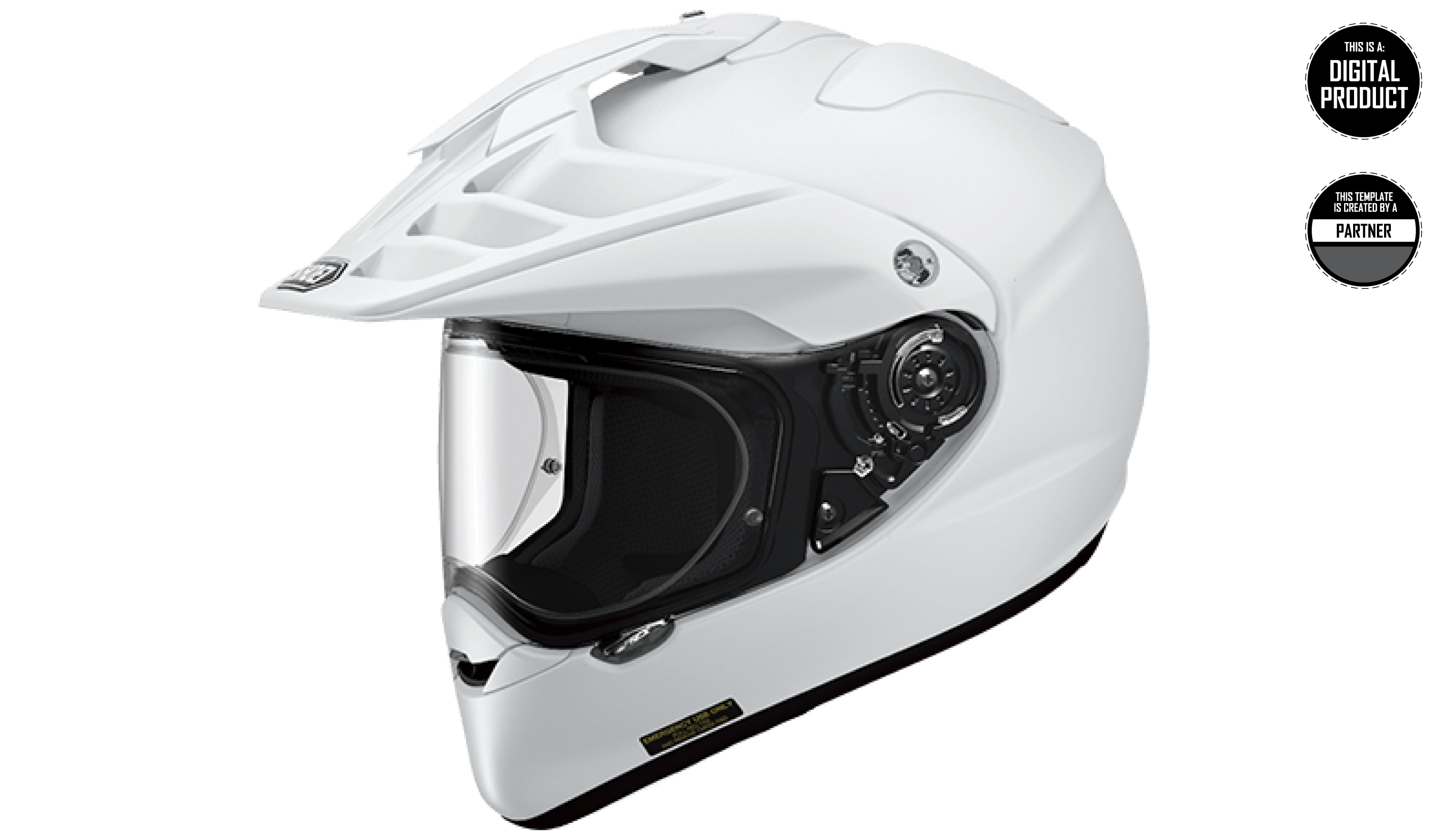 SHOEI HORNET ADV Mサイズ SHOEI HORNET ADV - SIZE XLARGE & XXLARGE TEMPLATE – RaceCutz