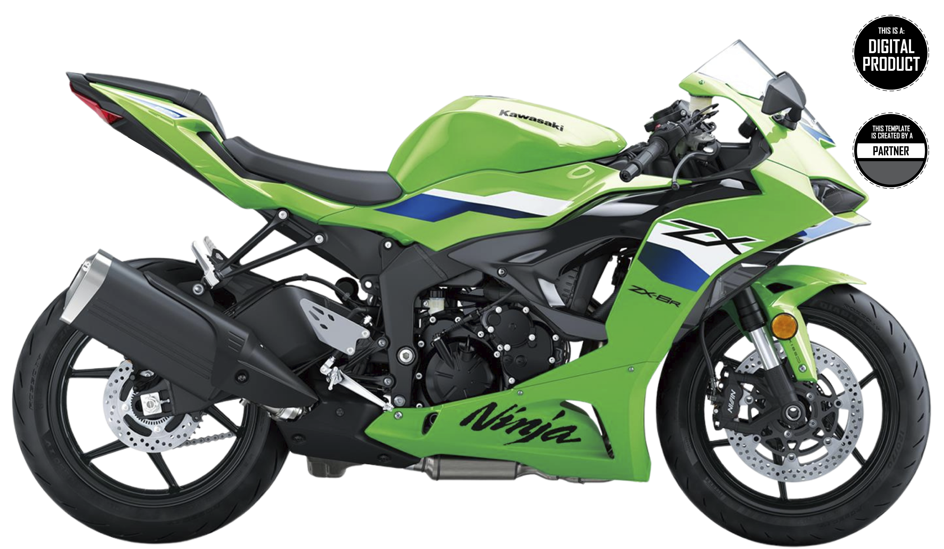 KAWASAKI ZX6R 636 2024-2026 TEMPLATE – RaceCutz