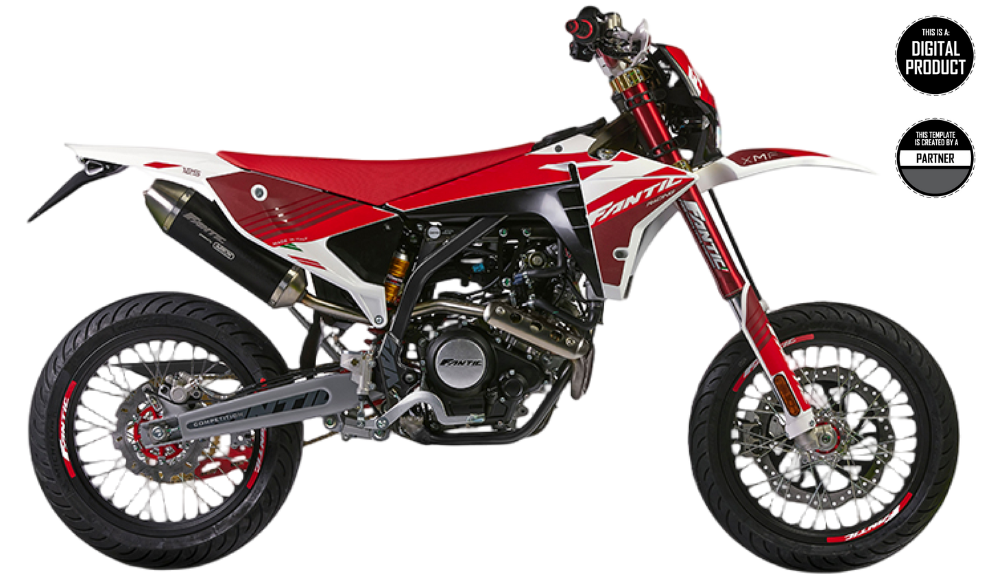 FANTIC XM 50 & XMF 125 2023-2024 TEMPLATE