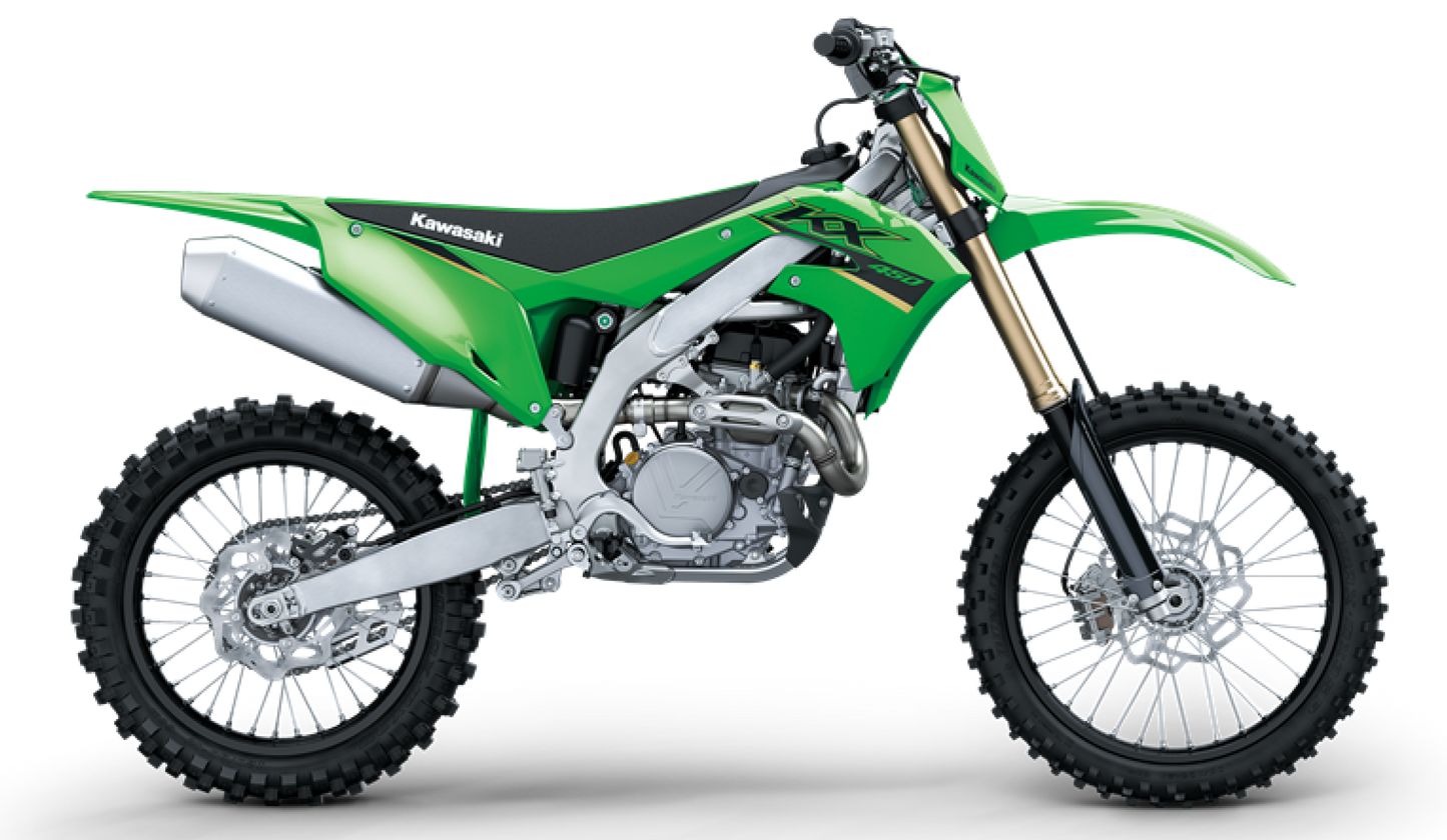 KAWASAKI KXF 250 2021-2024 & KXF 450 2019-2023 - FRAME TEMPLATE