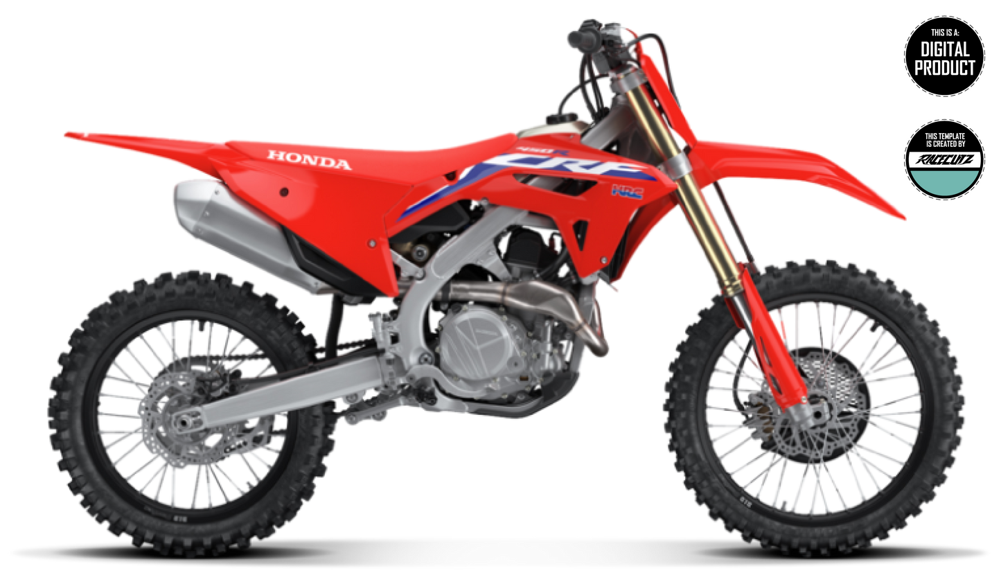 HONDA CRF 250 2022-2024 & CRF 450 2021-2024 TEMPLATE