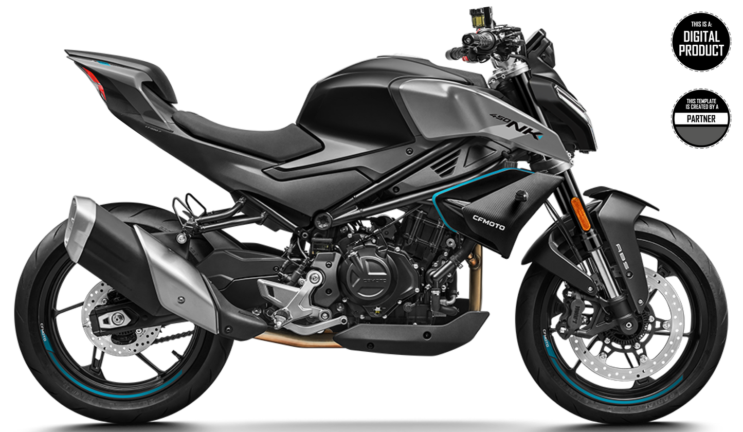CFMOTO - 450 NK 2024-2025 TEMPLATE