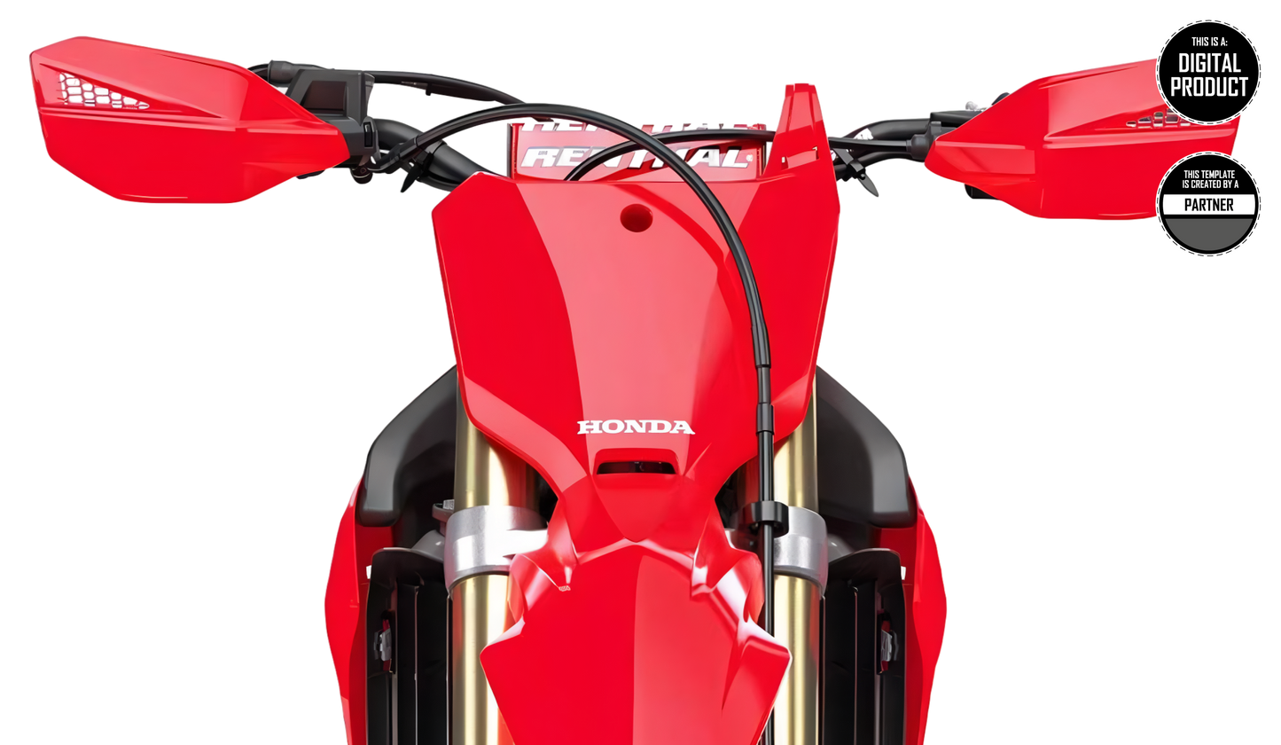HONDA OEM HANDGUARDS TEMPLATE