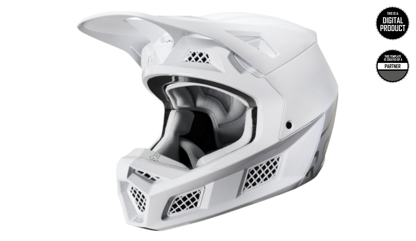 FOX V3-RS 2019-2023 - SIZE SMALL TEMPLATE