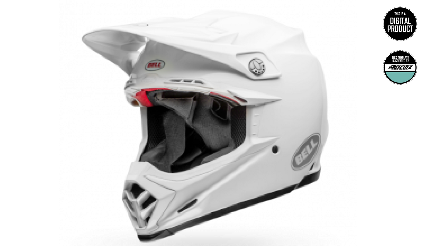 BELL MOTO 9 + FLEX - SIZE XSMALL & SMALL TEMPLATE