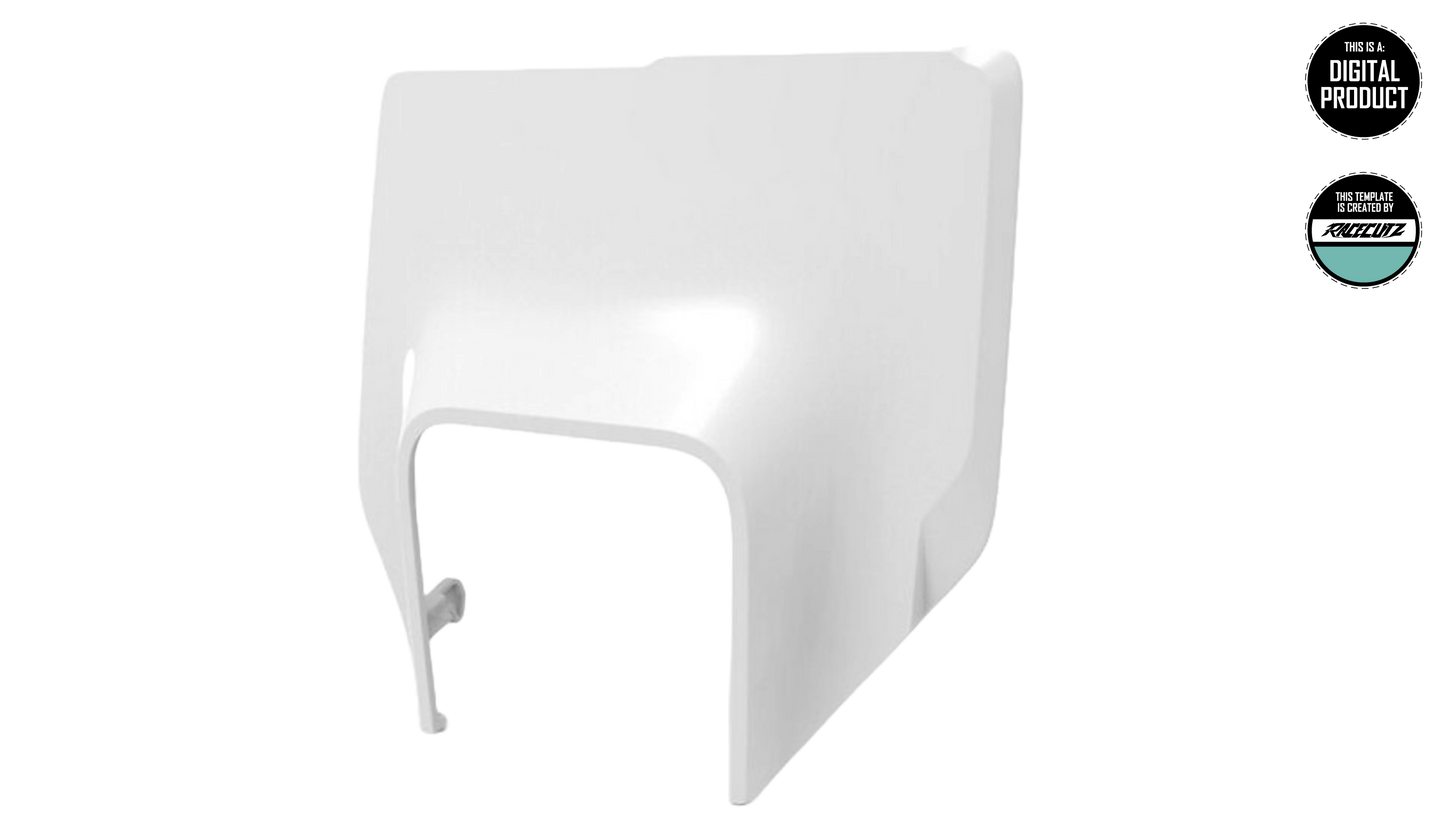 HUSQVARNA TE & FE 2020-2023 HEADLIGHT MASK TEMPLATE