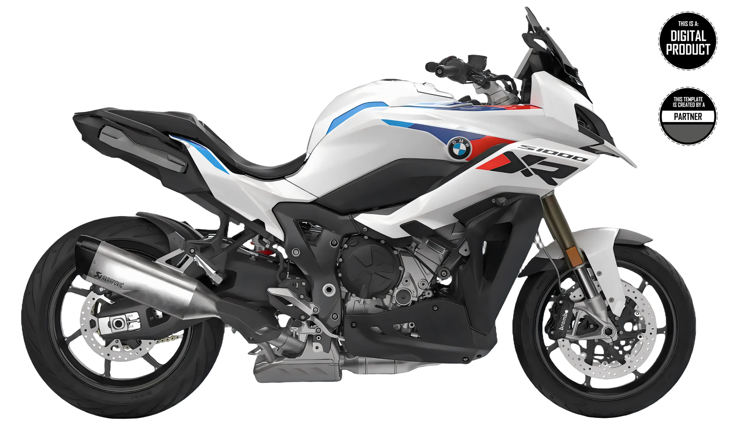 BMW S 1000 XR 2024-2025 TEMPLATE