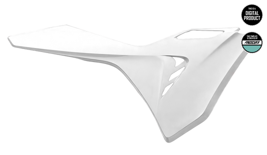 GASGAS MC 2024+ (2023 FACTORY EDITION) AIR FILTER COVER TEMPLATE