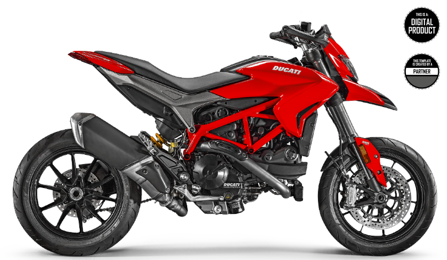 DUCATI HYPERSTRADA 939 2013-2016 & HYPERMOTARD 821 & 939 2013-2018 TEMPLATE