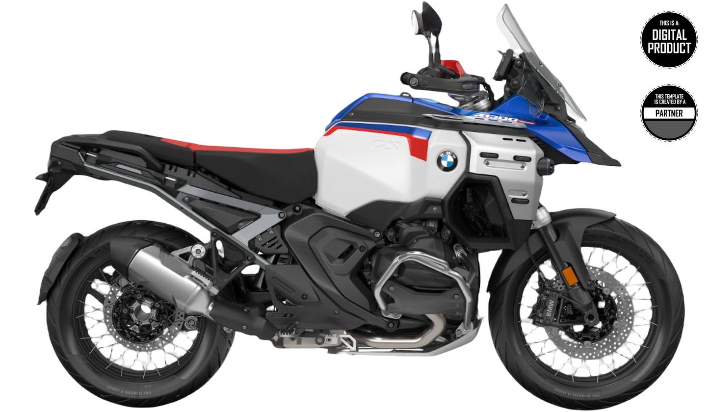 BMW R 1300 GS ADVENTURE 2024-2025 TEMPLATE