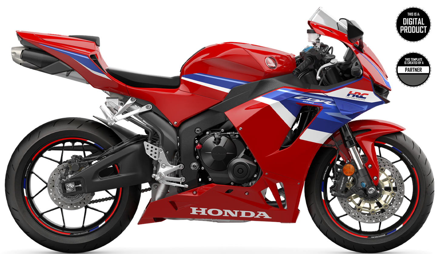 HONDA CBR 600 RR 2021-2024 TEMPLATE