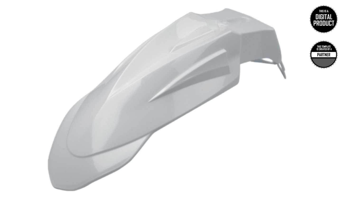 ACERBIS - SUPERMOTO FRONT FENDER TEMPLATE