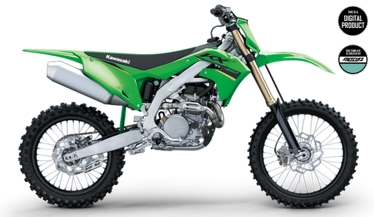 KAWASAKI KXF 250 2021-2024 & KXF 450 2019-2023 - FRAME TEMPLATE
