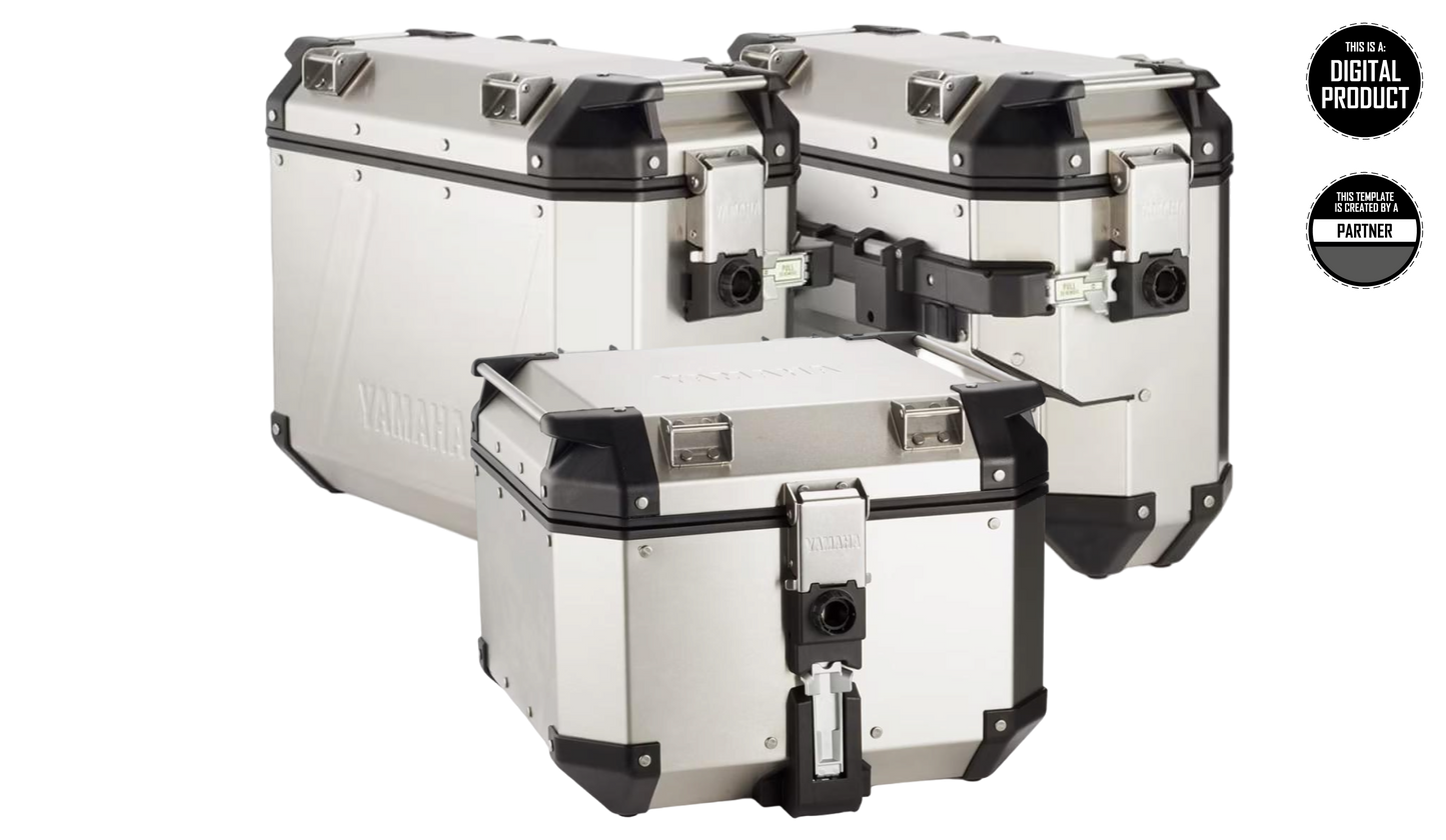 YAMAHA TENERE 700 PANNIERS TEMPLATE