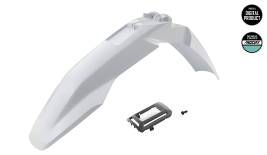 HUSQVARNA 2023+ FRONT FENDER WITH CONNECTIVITY UNIT GPS TEMPLATE