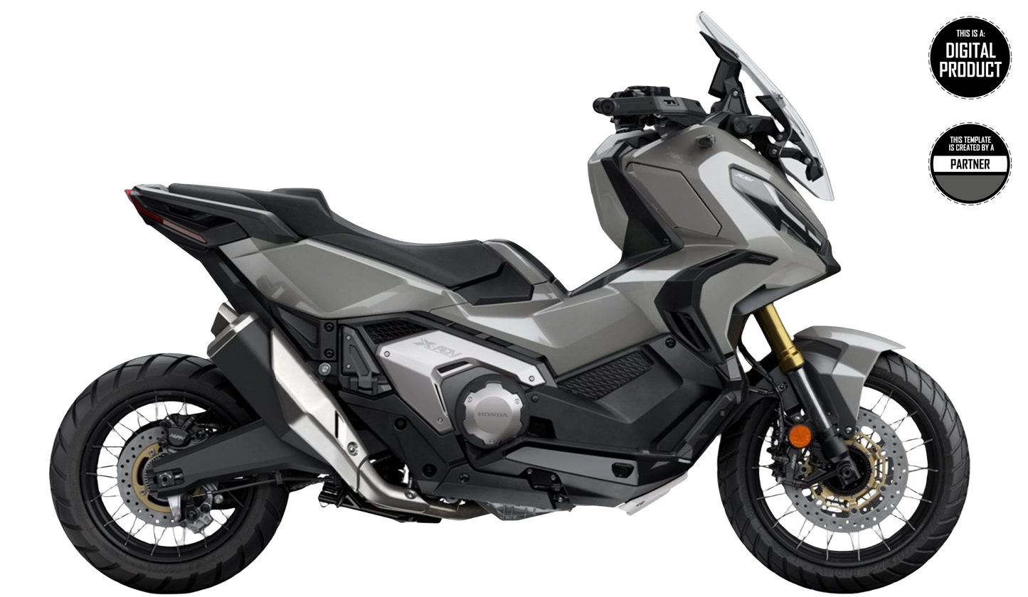 HONDA X-ADV 750 2021-2024 TEMPLATE