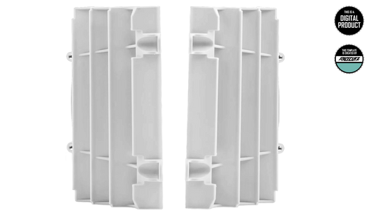 GASGAS MC+EC 2021-2023 & KTM SX-SXF 2019-2022 & EXC 2020-2024 & HUSQVARNA TC-FC 2019-2022 + TE-FE 2020-2024 - RADIATOR GUARDS TEMPLATE