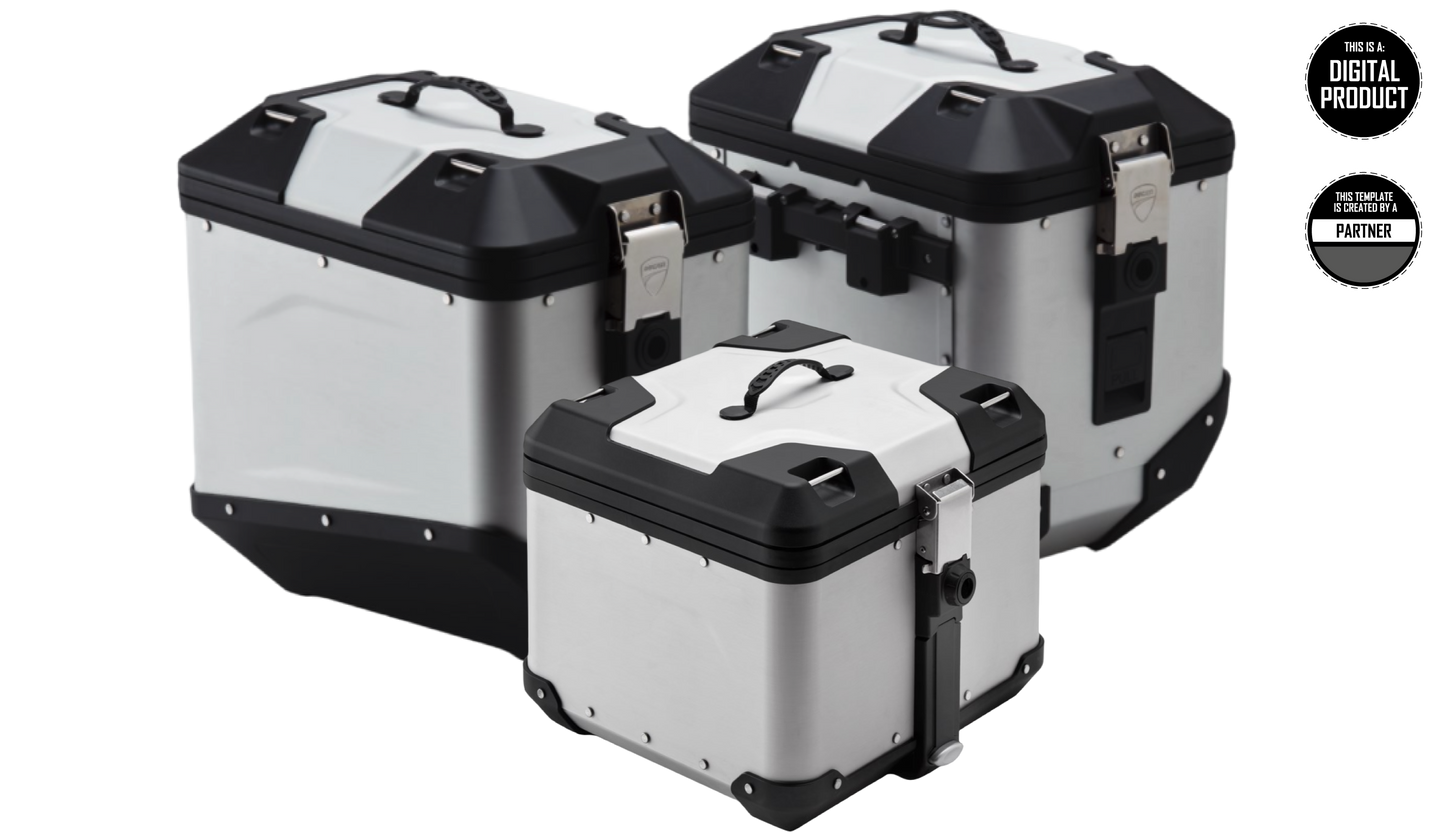 DUCATI DESERTX & MULTISTRADA V4 - PANNIERS TEMPLATE