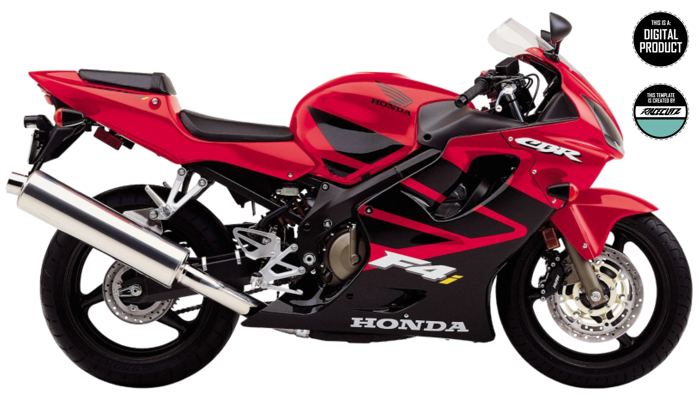 HONDA CBR 600 F4I 2001-2006 STUNT TEMPLATE