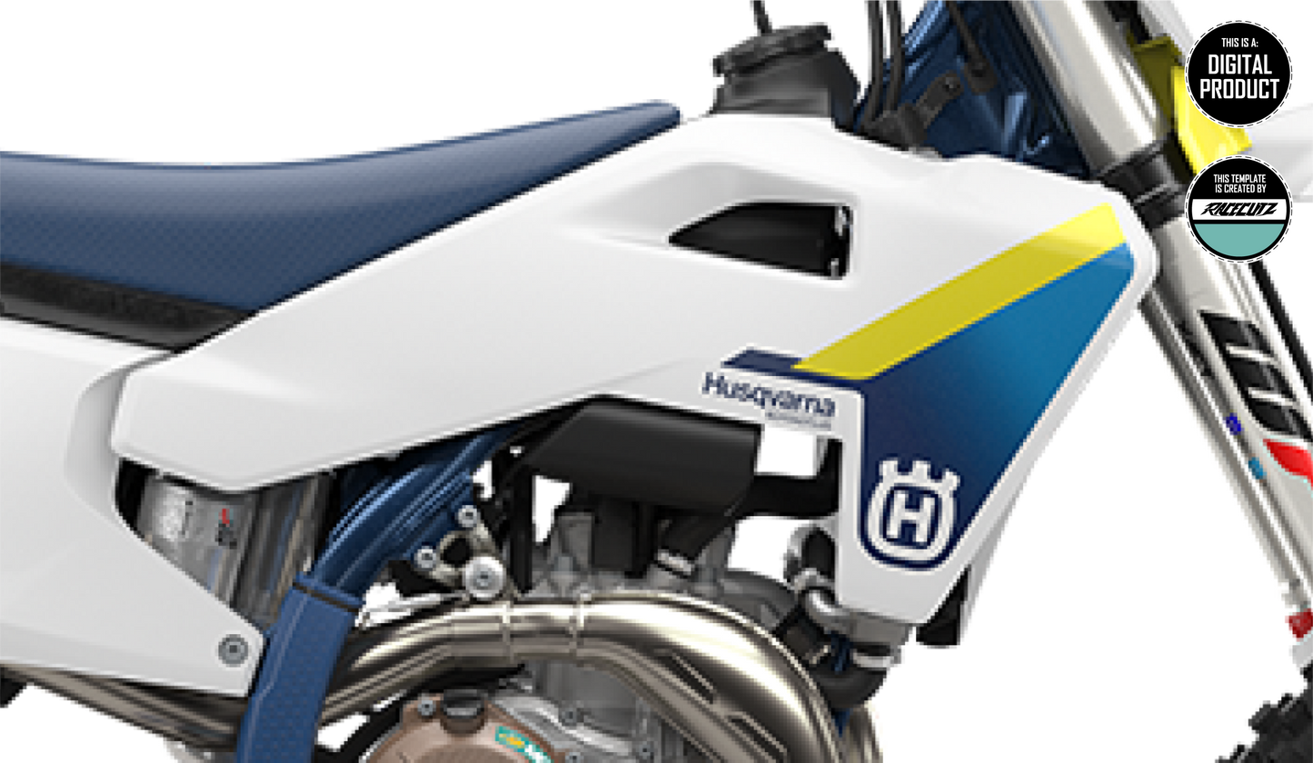 HUSQVARNA FC-TC 2025 (2024 FACTORY EDITION) - SHROUDS TEMPLATE